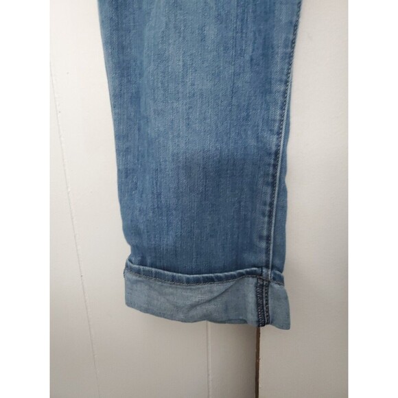 LEVI STRAUS SIGNATURE Mid RISE DENIM CAPRI Cuffed PANT SIZE 14 - Picture 3 of 10